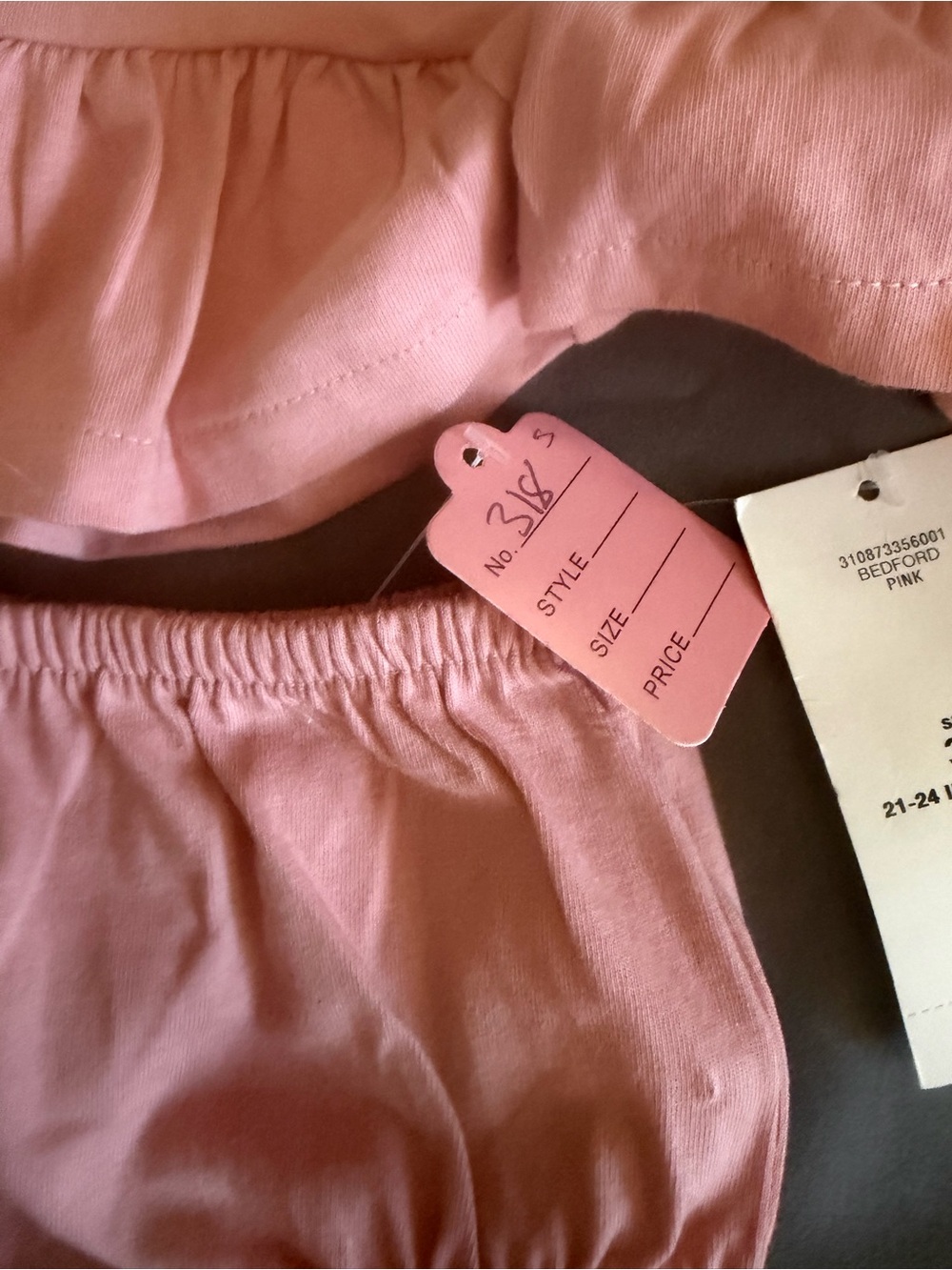 POLO Pink Ruffle Baby Dress Set - Picture 6 of 8